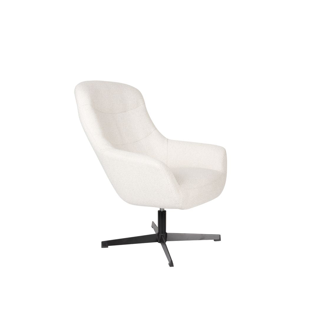 White Label Living Fauteuil Yuki Wit - KwaliteitWonen.nl