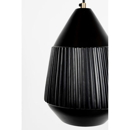 White Label Living Hanglamp Aysa Zwart Lang - KwaliteitWonen.nl