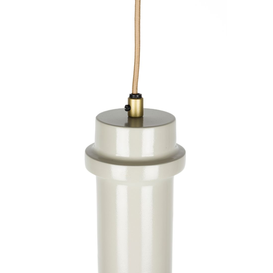White Label Living Hanglamp Duct Grijs L - KwaliteitWonen.nl