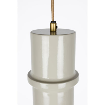 White Label Living Hanglamp Duct Grijs S - KwaliteitWonen.nl