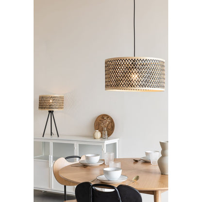 White Label Living Hanglamp Isla Bamboo S - KwaliteitWonen.nl