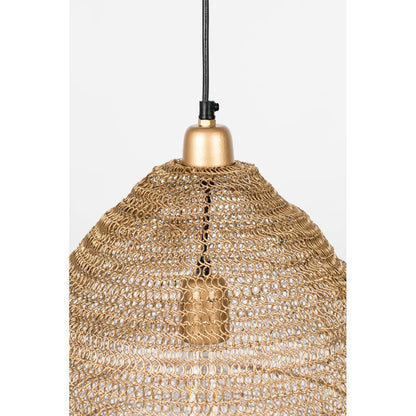 White Label Living Hanglamp Lena Messing L - KwaliteitWonen.nl