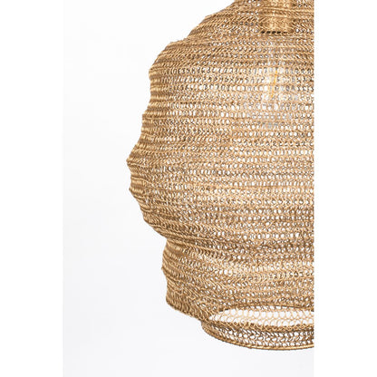 White Label Living Hanglamp Lena Messing L - KwaliteitWonen.nl