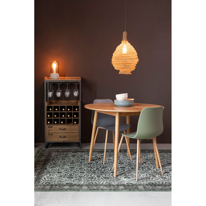 White Label Living Hanglamp Lena Messing M - KwaliteitWonen.nl