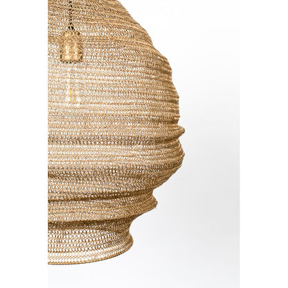 White Label Living Hanglamp Lena Messing M - KwaliteitWonen.nl