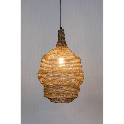 White Label Living Hanglamp Lena Messing M - KwaliteitWonen.nl