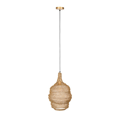White Label Living Hanglamp Lena Messing M - KwaliteitWonen.nl