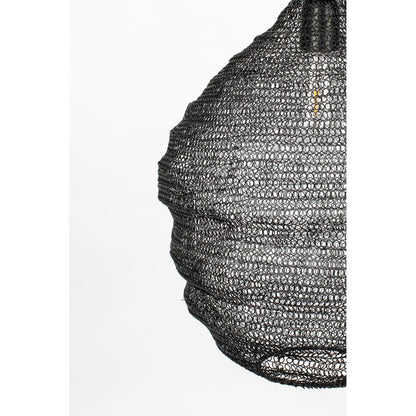 White Label Living Hanglamp Lena Zwart M - KwaliteitWonen.nl