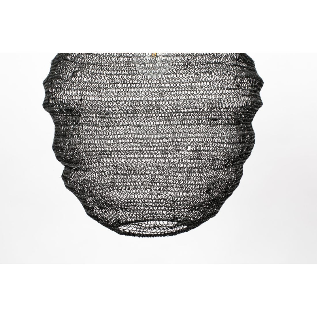 White Label Living Hanglamp Lena Zwart M - KwaliteitWonen.nl