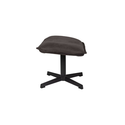 White Label Living Hocker John Antraciet - KwaliteitWonen.nl