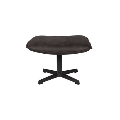 White Label Living Hocker John Antraciet - KwaliteitWonen.nl