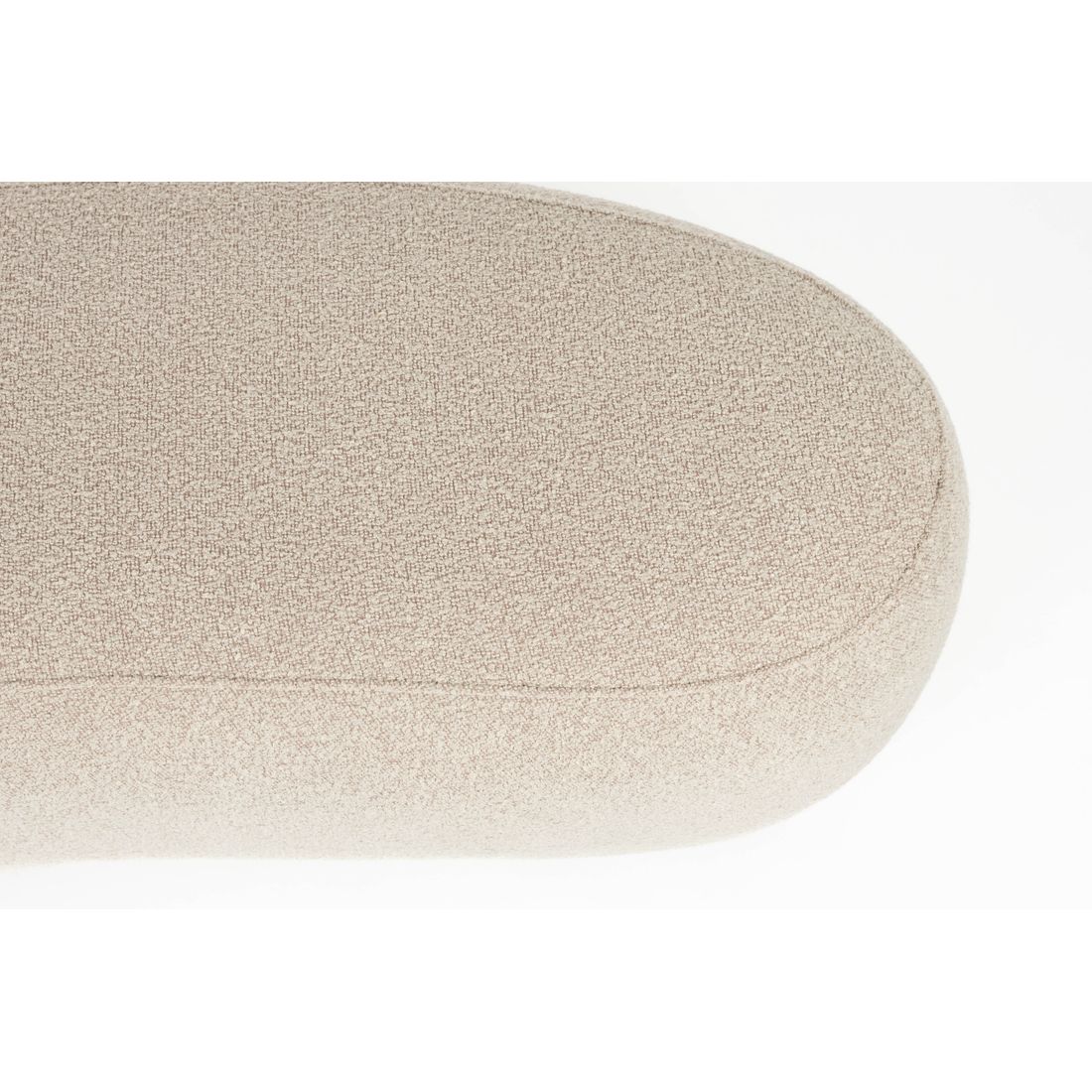 White Label Living Hocker Noxx Teddy Beige - KwaliteitWonen.nl
