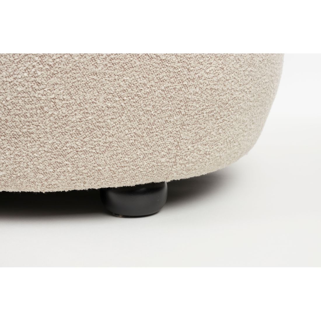 White Label Living Hocker Noxx Teddy Beige - KwaliteitWonen.nl