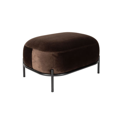 White Label Living Hocker Polly Bruin - KwaliteitWonen.nl