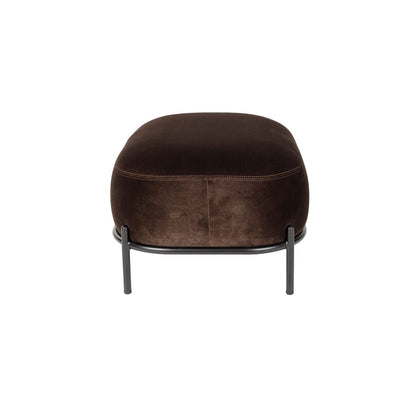 White Label Living Hocker Polly Bruin - KwaliteitWonen.nl