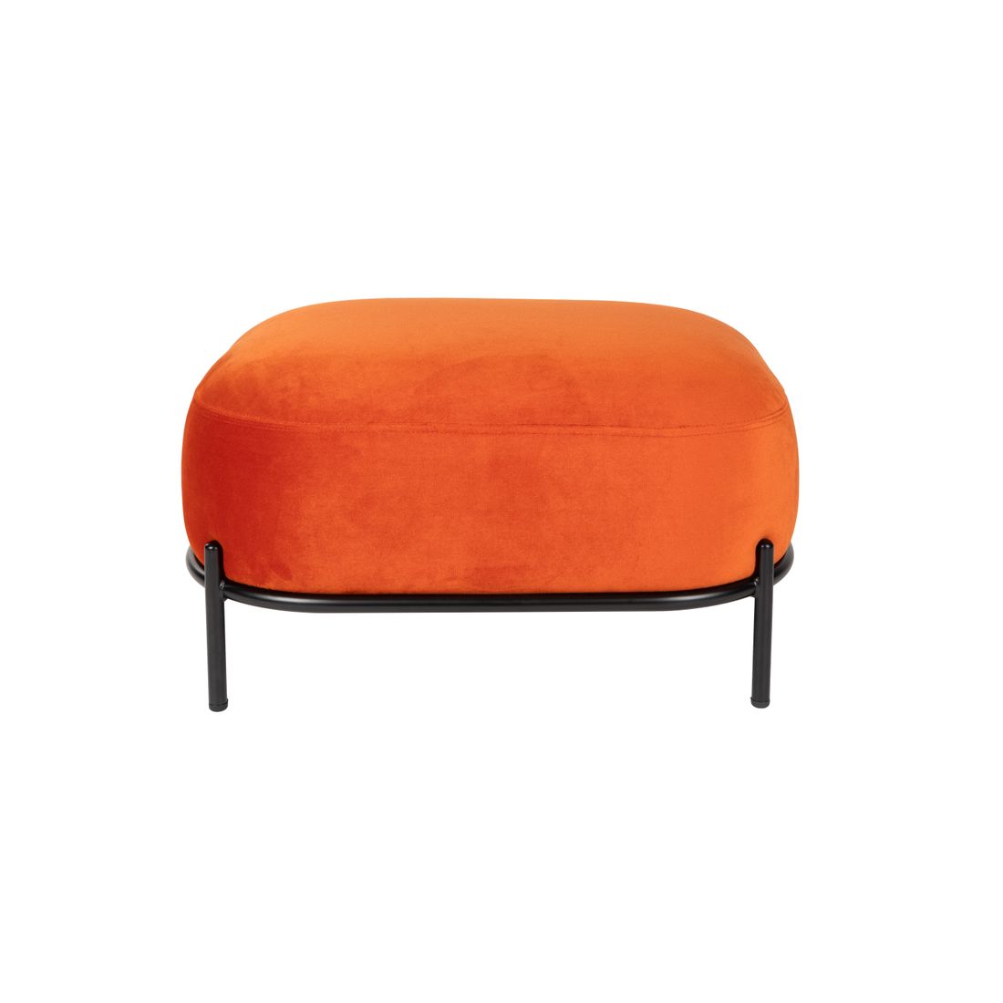 White Label Living Hocker Polly Oranje - KwaliteitWonen.nl
