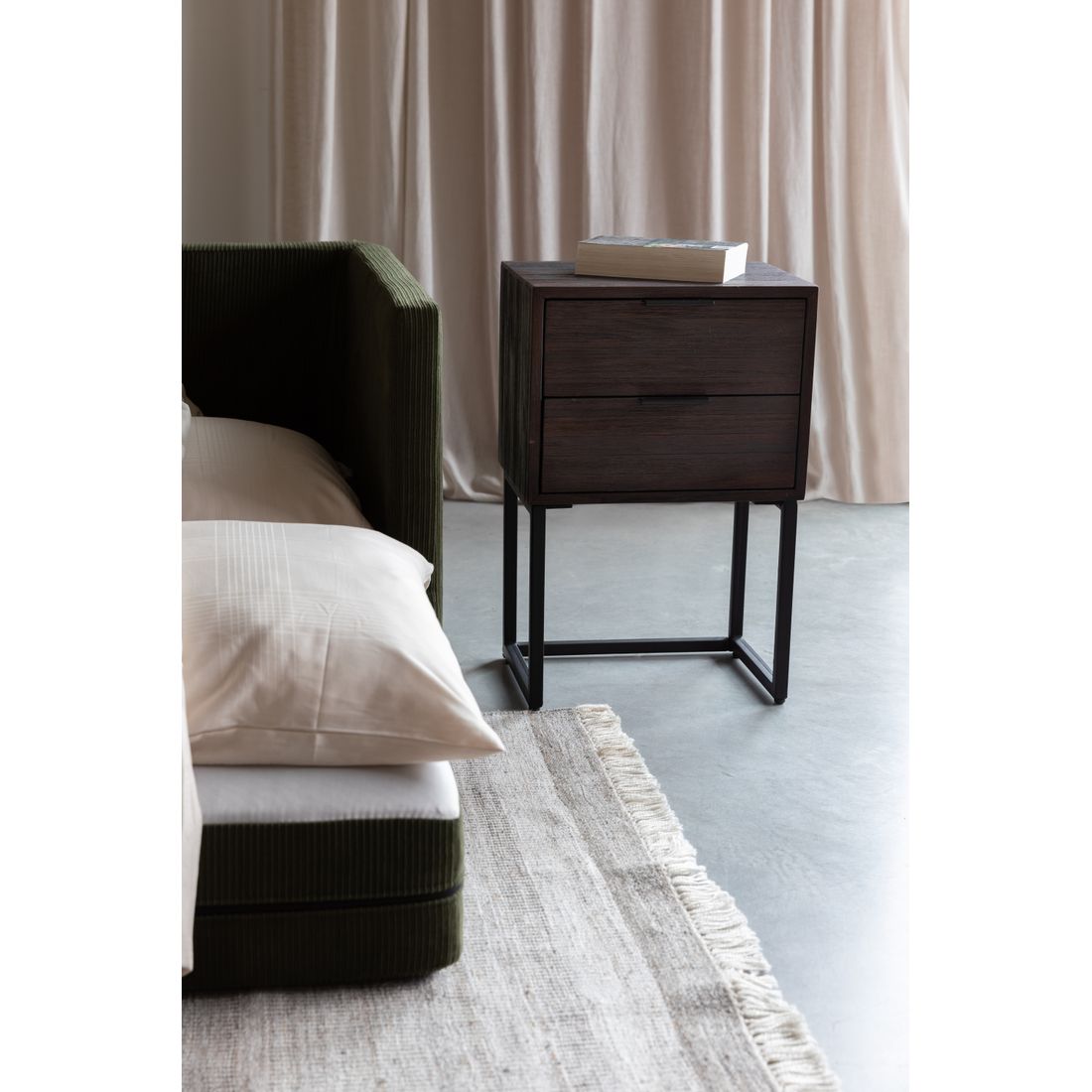 White Label Living Nachtkastje Webster - KwaliteitWonen.nl