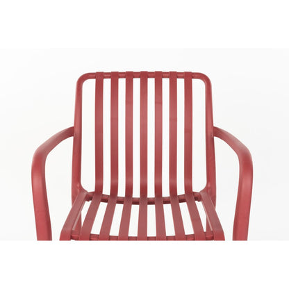White Label Living Outdoor Chair Amae Red - KwaliteitWonen.nl