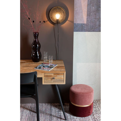 White Label Living Poef Bubbly Rood Roze - KwaliteitWonen.nl