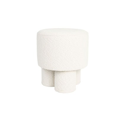 White Label Living Poef Marcos Wit - KwaliteitWonen.nl