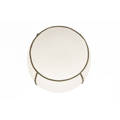 White Label Living Poef Marina Wit - KwaliteitWonen.nl