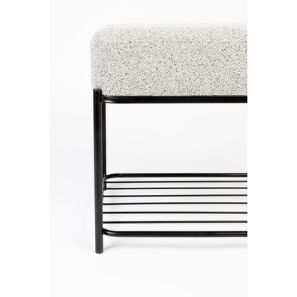 White Label Living Poef Milou Rectangular - KwaliteitWonen.nl
