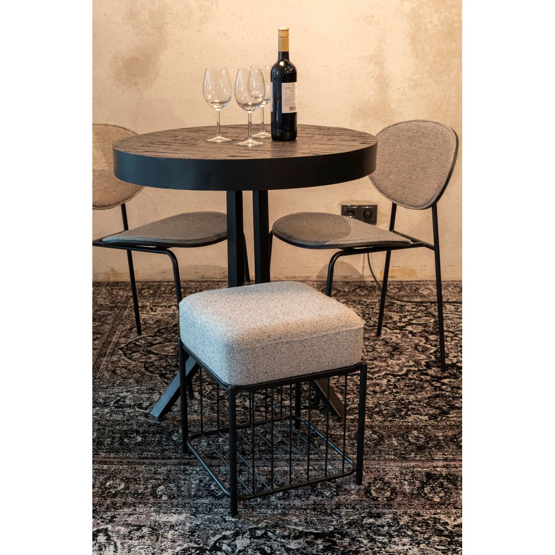 White Label Living Poef Milou Square - KwaliteitWonen.nl