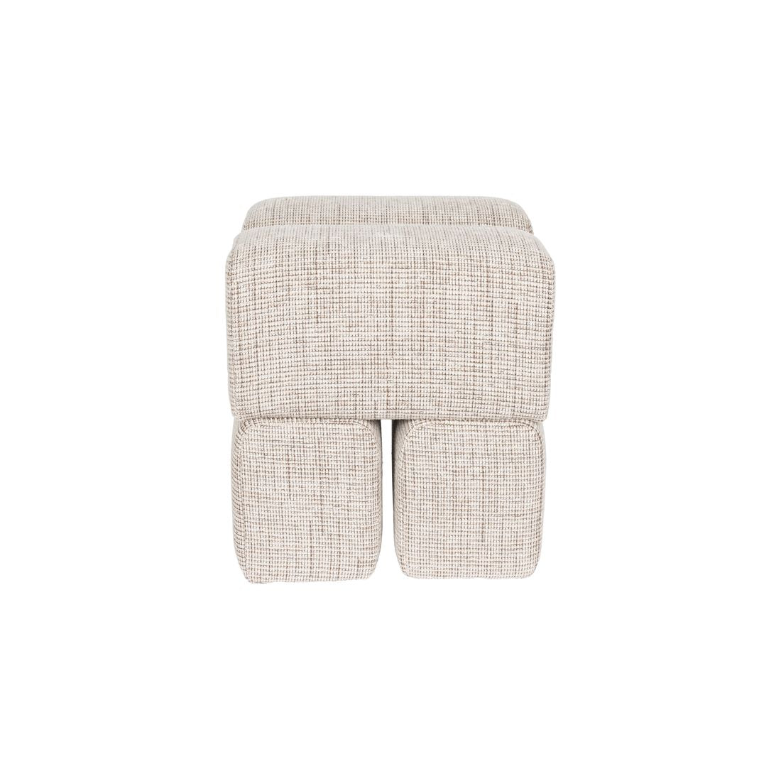 White Label Living Poef Staple Beige - KwaliteitWonen.nl