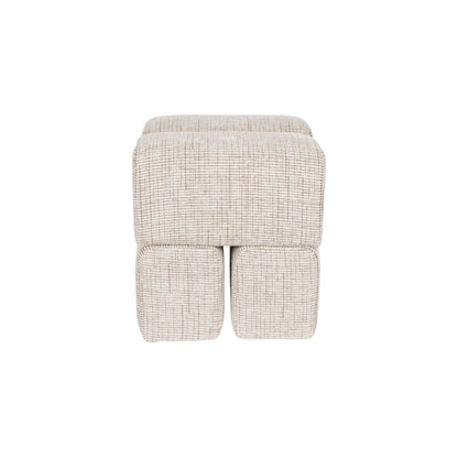 White Label Living Poef Staple Beige - KwaliteitWonen.nl