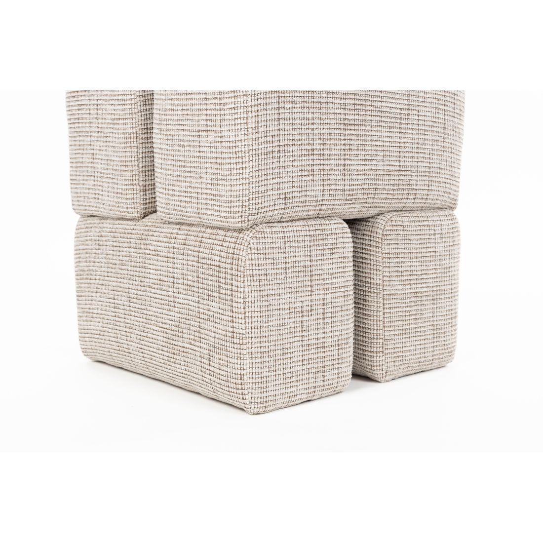 White Label Living Poef Staple Beige - KwaliteitWonen.nl