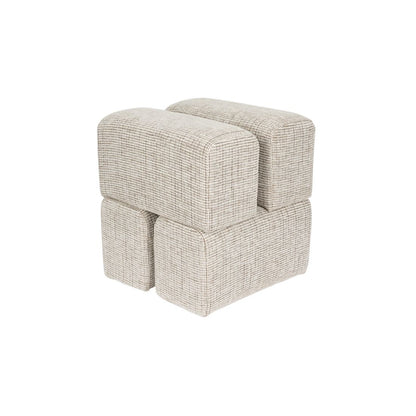 White Label Living Poef Staple Beige - KwaliteitWonen.nl