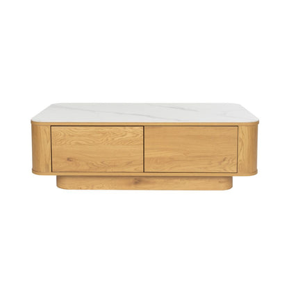 White Label Living Salontafel Almira Eiken - KwaliteitWonen.nl
