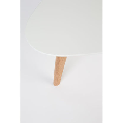 White Label Living Salontafel Drop Wit (Set van 2) - KwaliteitWonen.nl
