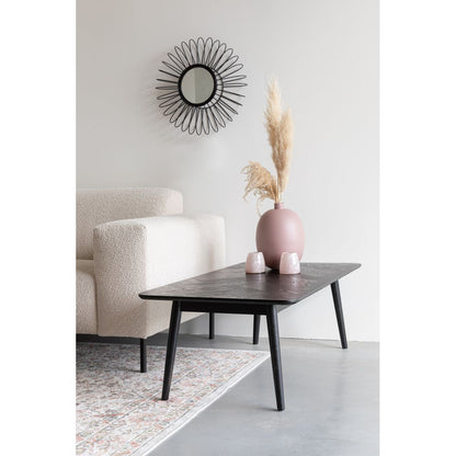 White Label Living Salontafel Fabio 120x60cm Zwart - KwaliteitWonen.nl