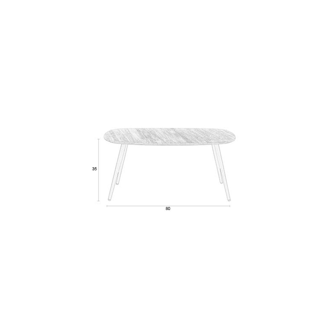 White Label Living Salontafel Gualdo - KwaliteitWonen.nl