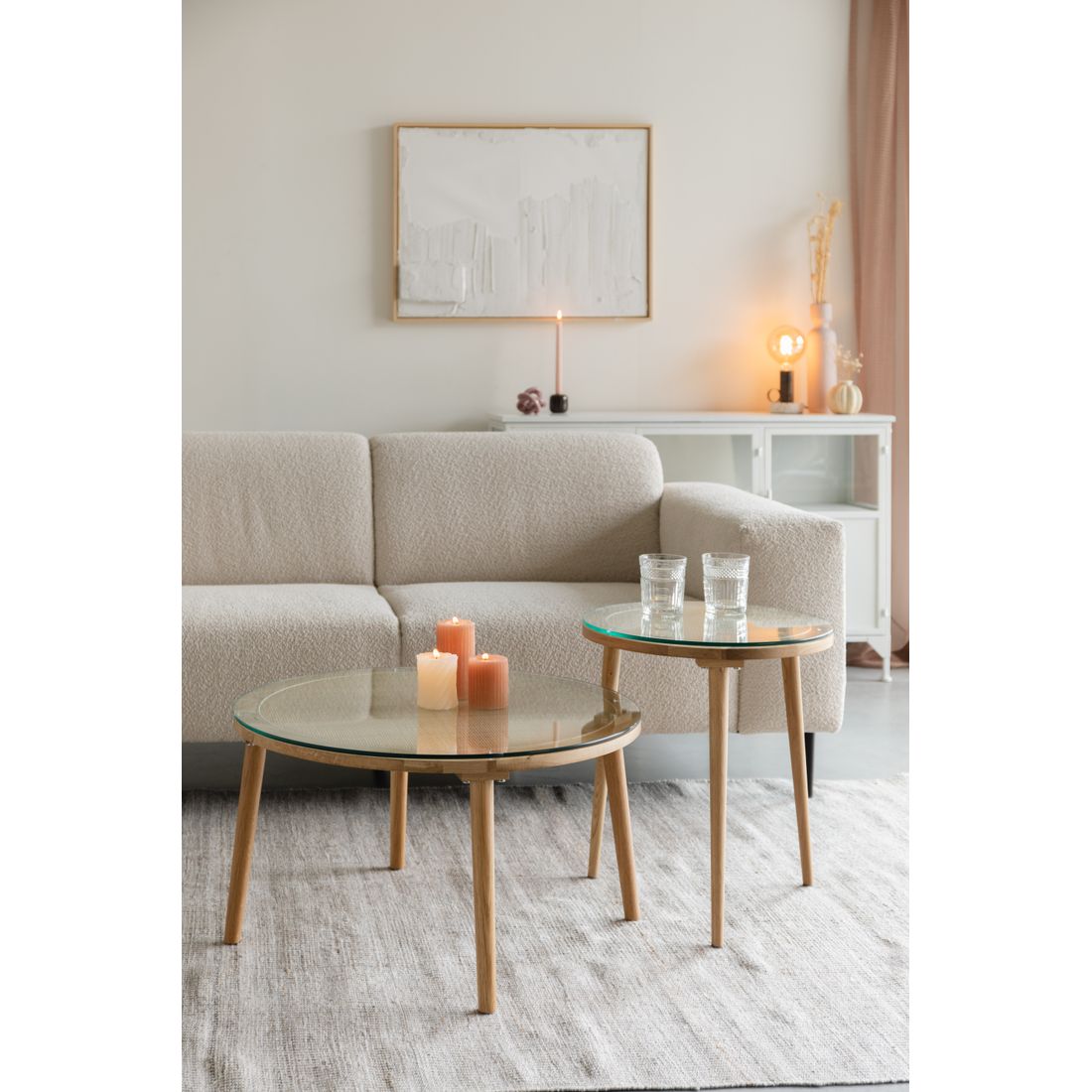 White Label Living Salontafel Haru Rond - KwaliteitWonen.nl