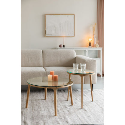 White Label Living Salontafel Haru Rond - KwaliteitWonen.nl