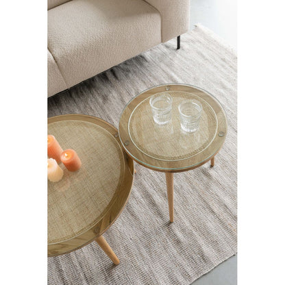 White Label Living Salontafel Haru Rond - KwaliteitWonen.nl
