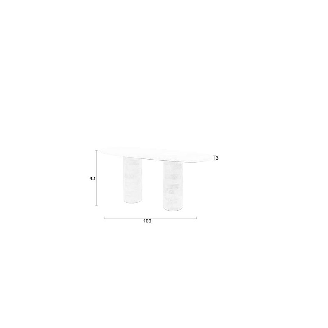 White Label Living Salontafel Kouk - KwaliteitWonen.nl