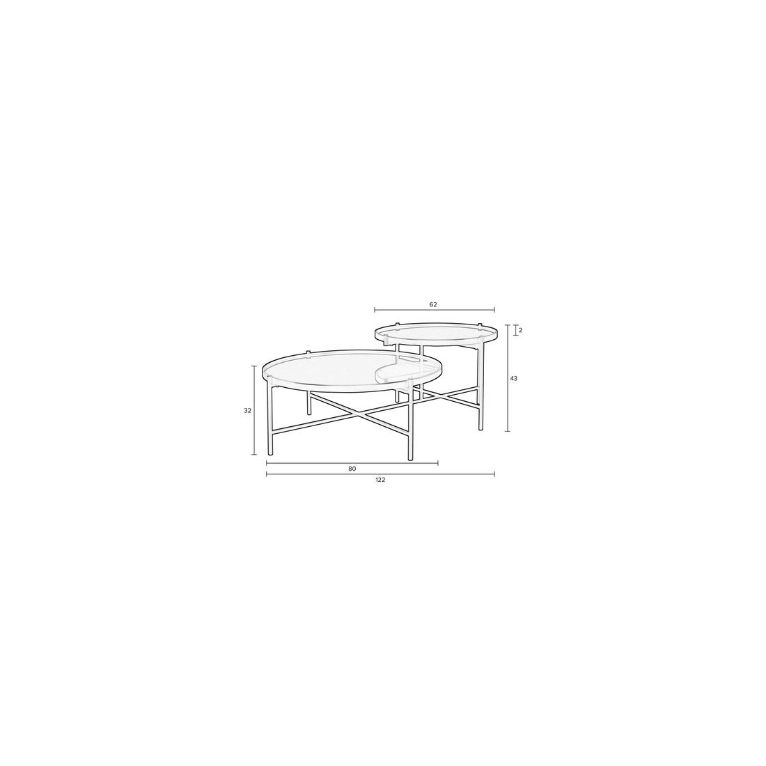 White Label Living Salontafel Li - KwaliteitWonen.nl