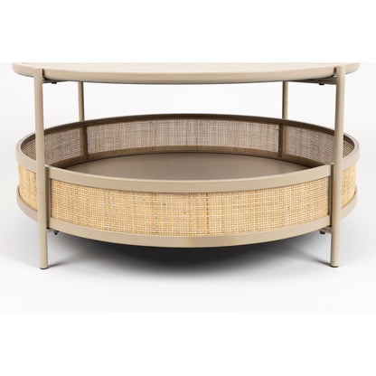 White Label Living Salontafel Makoto Beige - KwaliteitWonen.nl