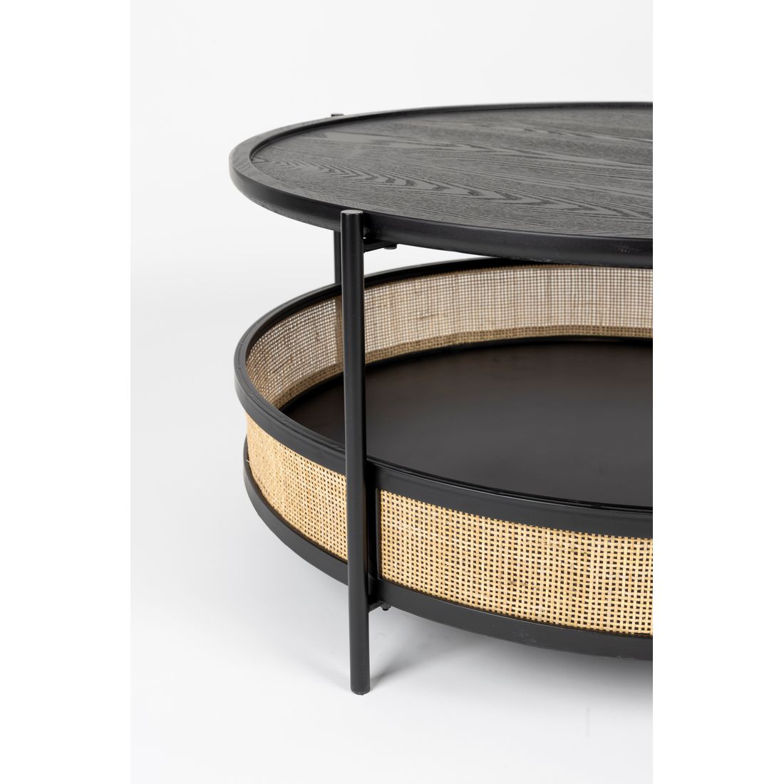 White Label Living Salontafel Makoto Zwart - KwaliteitWonen.nl