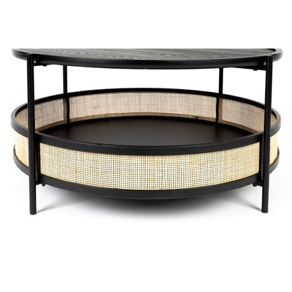White Label Living Salontafel Makoto Zwart - KwaliteitWonen.nl