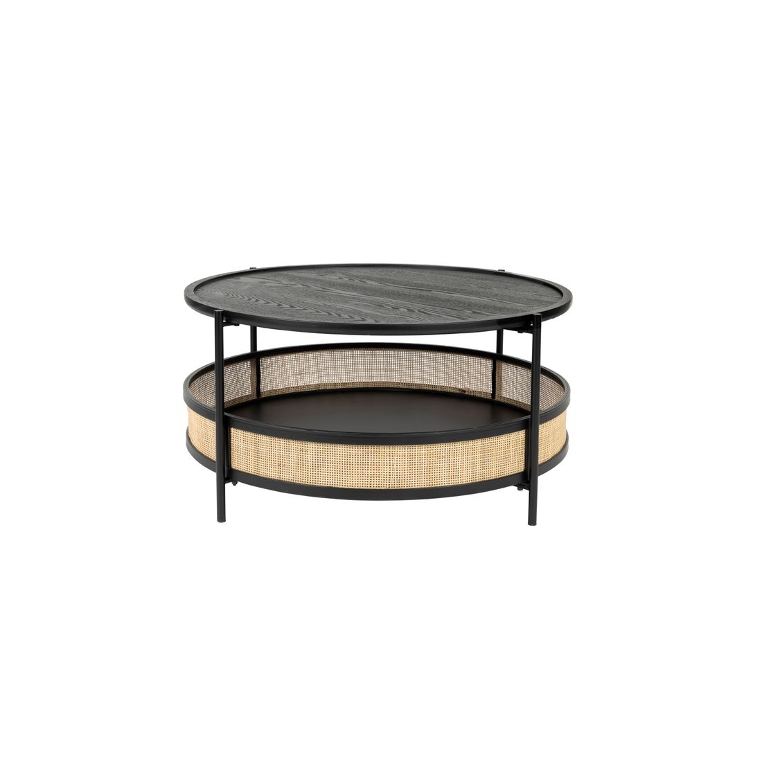 White Label Living Salontafel Makoto Zwart - KwaliteitWonen.nl