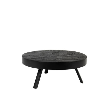 White Label Living Salontafel Suri Zwart L - KwaliteitWonen.nl