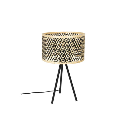 White Label Living Tafellamp Isla Bamboo - KwaliteitWonen.nl