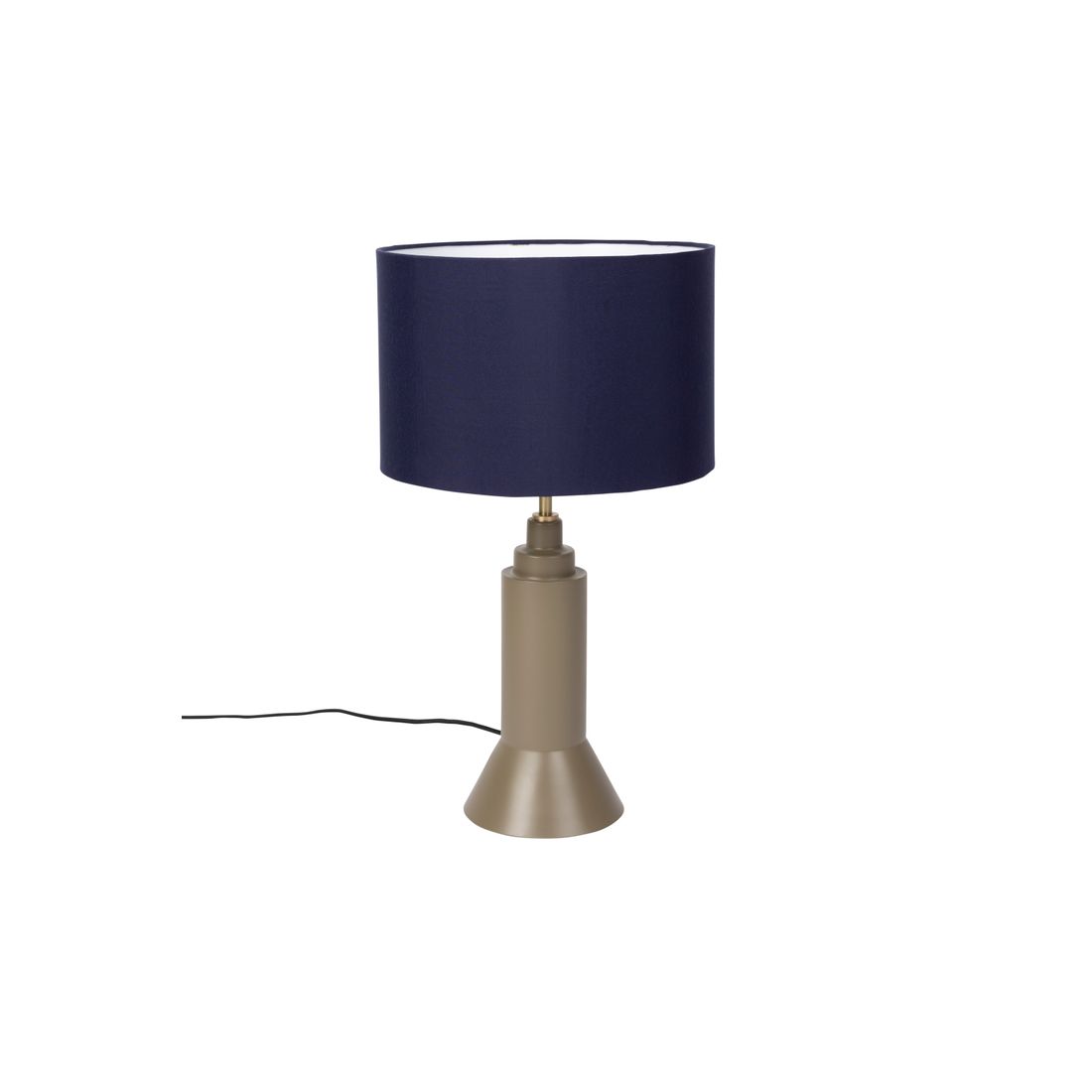 White Label Living Tafellamp Kaja Donkerblauw - KwaliteitWonen.nl