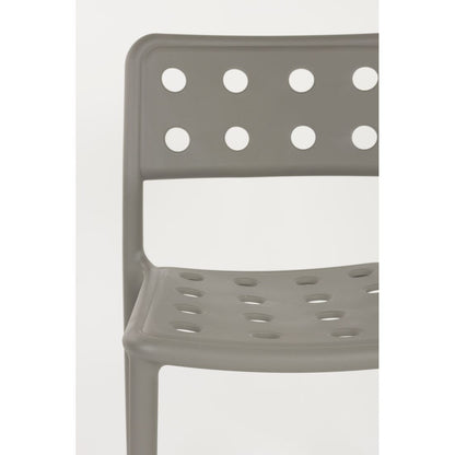 White Label Living Tuinstoel Serra Grijs - KwaliteitWonen.nl