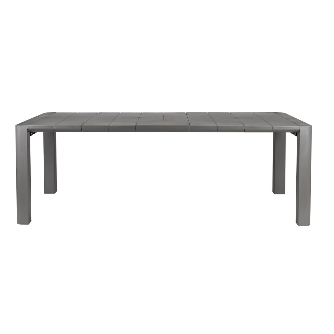 White Label Living Tuintafel Alban 220x100cm Grijs - KwaliteitWonen.nl