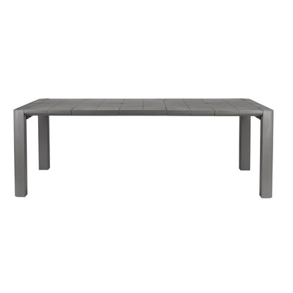 White Label Living Tuintafel Alban 220x100cm Grijs - KwaliteitWonen.nl
